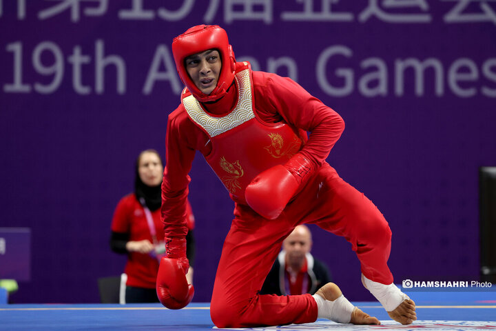 بازی های آسیایی| مدال برنز بر گردن «شهربانو منصوریان»