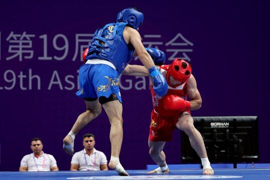 بازی‌های آسیایی| تیم ملی ووشو مردان در یک قدمی کسب مدال طلا