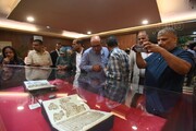 تصاویر مرمت قدیمی‌ترین و کمیاب‌ترین قرآن در جهان