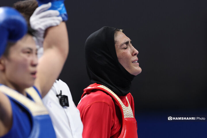 بازی های آسیایی| اشک‌های «الهه منصوریان» بعد از کسب مدال نقره