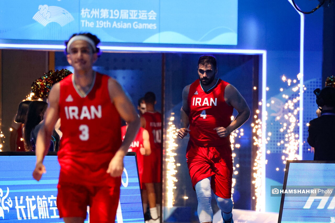 بازی های آسیایی| پیروزی تیم ملی بسکتبال ایران مقابل عربستان