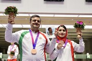 بازی های آسیایی| برنز تیراندازی میکس تیمی برای ایران