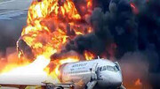 تصاویر لحظه سانحه آتش سوزی در پرواز پر از مسافر فلای دوبی