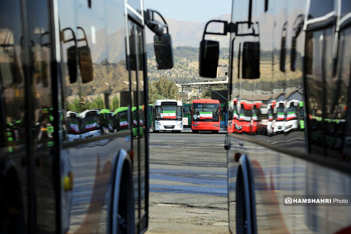 بهره‌برداری از ناوگان جدید حمل و نقل عمومی تهران