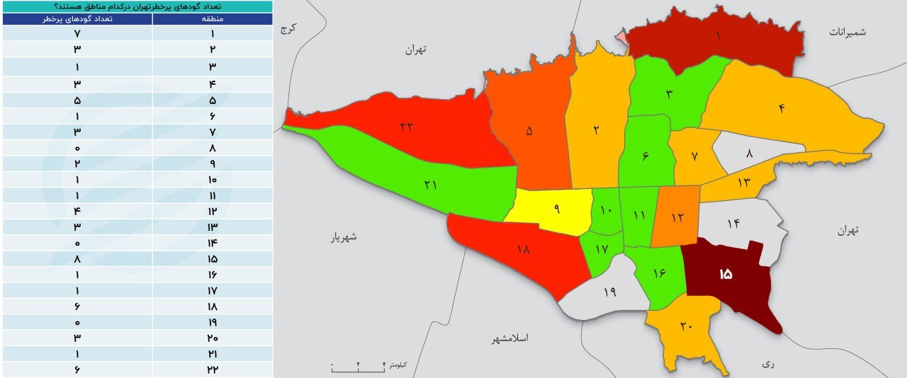 گودهای پرخطر تهران را بشناسید | بیشترین گودها در کدام مناطق هستند؟