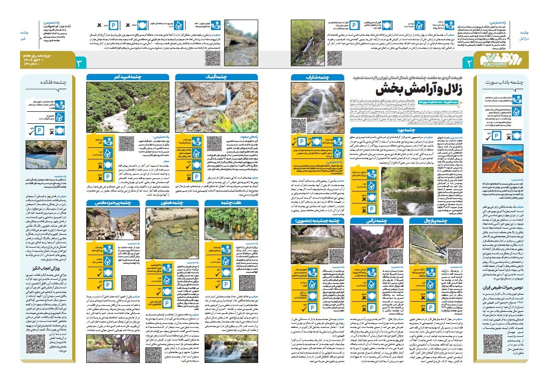 این چشمه های تهران معجزه می کنند!