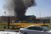 تصاویر لحظه انفجار عامل انتحاری در مقابل وزارت کشور ترکیه
