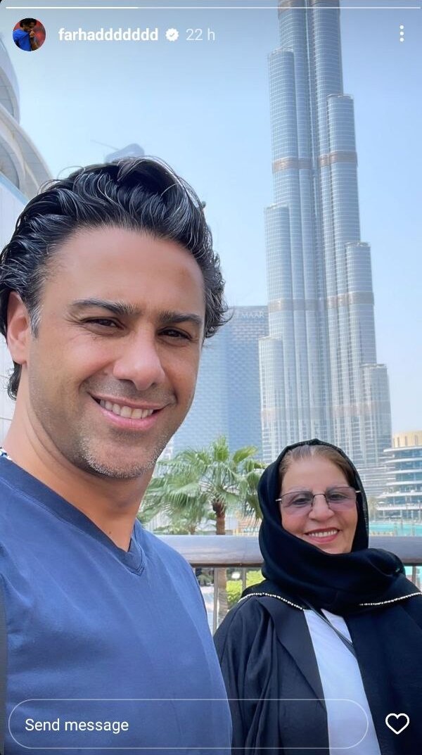 عکس | این زن کنار فرهاد مجیدی کیست؟