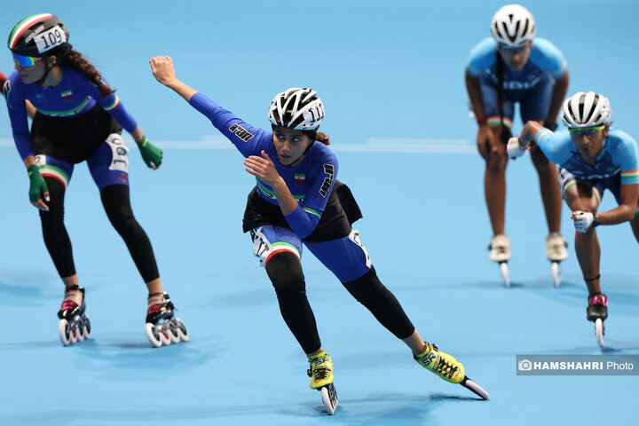 بازی های آسیایی| عنوان چهارمی تیم اسکیت امدادی 3000 متر ایران