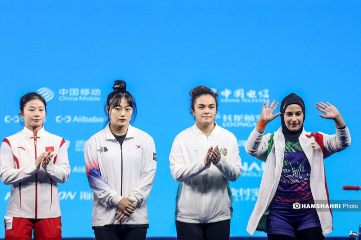 بازی های آسیایی| ریحانه کریمی در وزنه برداری اوت شد