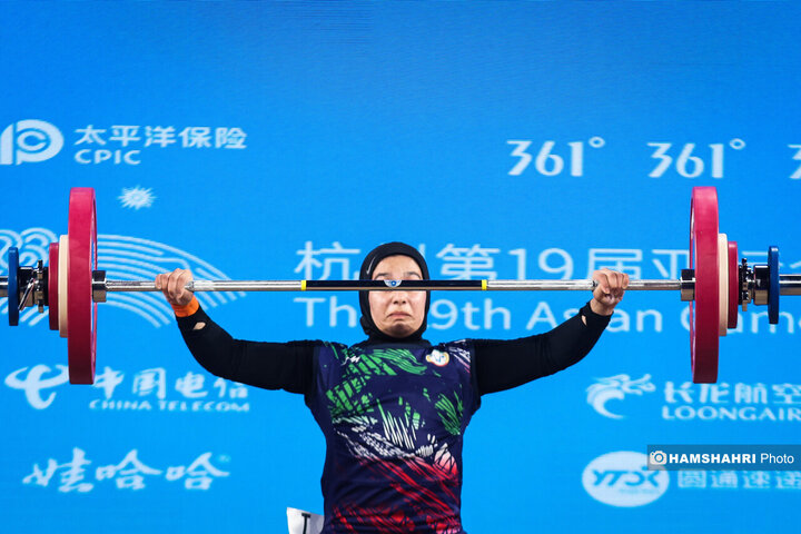 بازی های آسیایی| ریحانه کریمی در وزنه برداری اوت شد