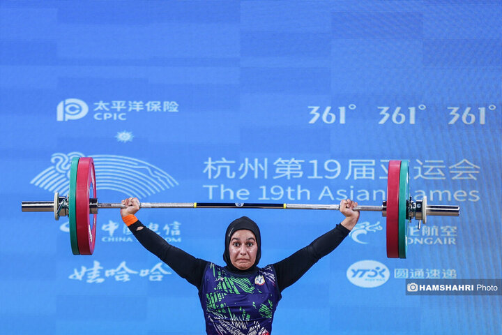 بازی های آسیایی| ریحانه کریمی در وزنه برداری اوت شد