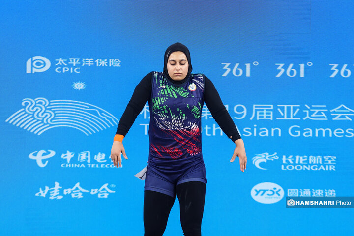 بازی های آسیایی| ریحانه کریمی در وزنه برداری اوت شد