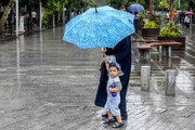 بارش شدید باران در این استان غربی آغاز شد + تصاویر |‌ هشدارها را جدی بگیرید