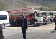 ببینید | آغاز عملیات اجرایی پل‌ ارس برای اتصال خاک جمهوری آذربایجان به نخجوان