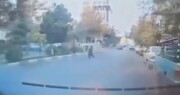 تصاویر راننده‌ای در جنت آباد تهران که سارق خود را زیر گرفت | وضعیت سارق را ببینید