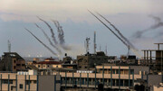 ببینید | شلیک موشک‌های حزب الله به سمت پایگاه صهیونیست‌ها