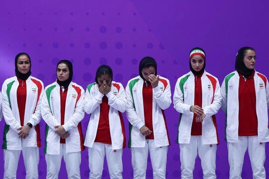 اشک‌های دختران کبدی ایران بعد از کسب مدال برنز