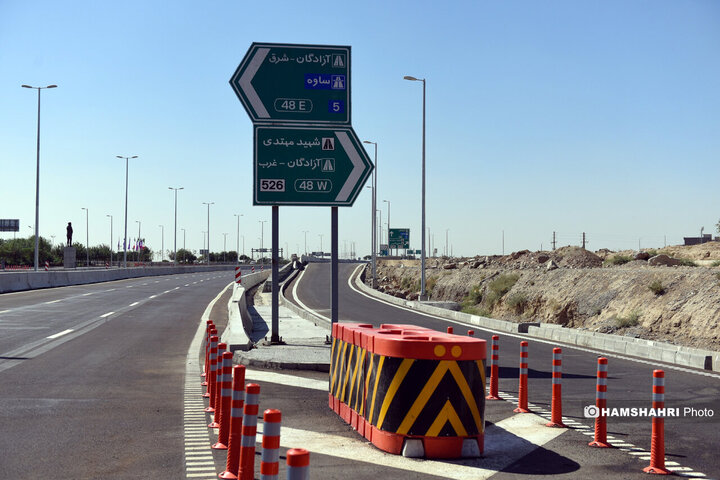 افتتاح فاز نخست بزرگراه شهید بروجردی پس از 13 سال
