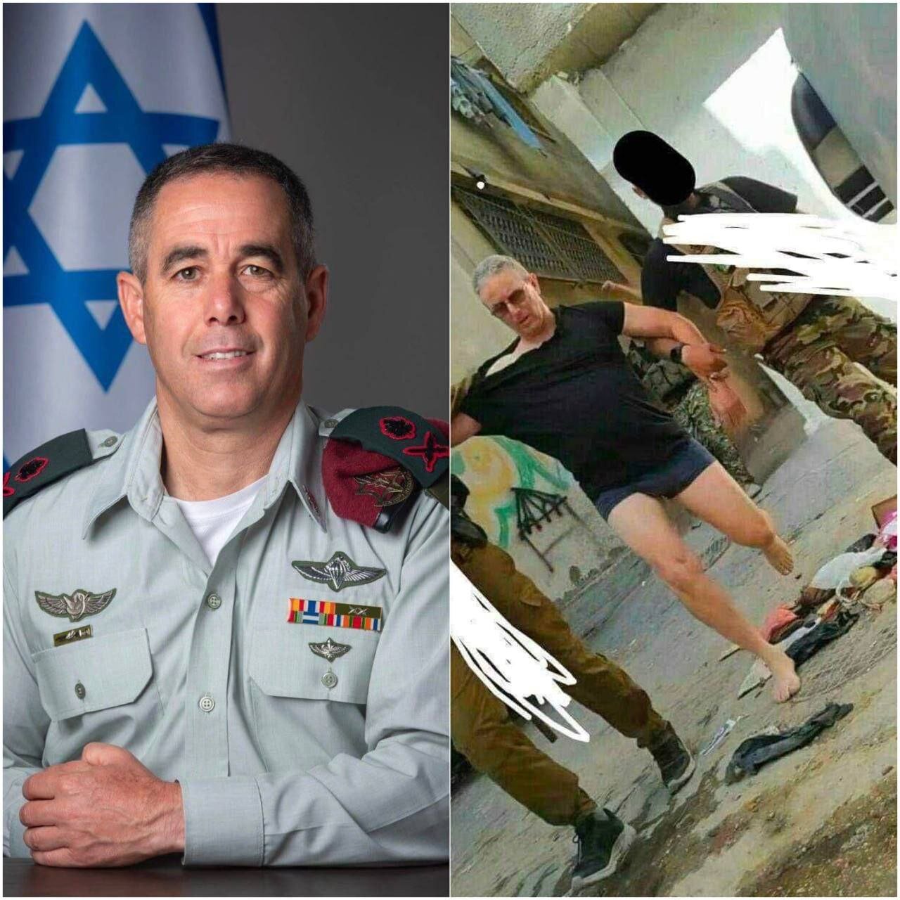 ژنرال اسرائیلی اسیر شده به دست قسام