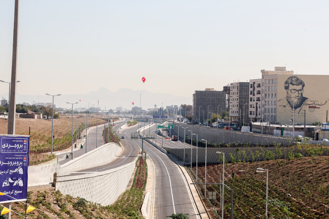 افتتاح بزرگراه شهید بروجردی تهران