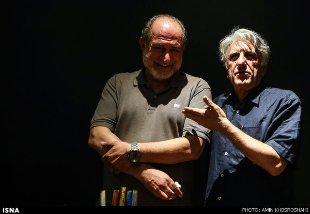 تصاویر | لحظه غافلگیری آتیلا پسیانی در جشن تولد رضا کیانیان | او در گاراژ هم میتواند تئاتر اجرا کند