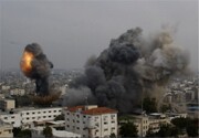 ببینید | ارتش اسرائیل: هزار تن بمب روی غزه ریخیتم!