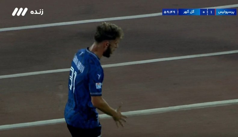 ببینید | خشم عجیب ستاره اسپانیایی در بازی پرسپولیس