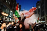 جشن انگلیسی‌ها در دفاع از مقاومت فلسطین