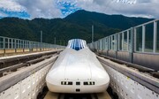 تصاویری جذاب از حرکت سریع‌ترین قطار جهان | سرعت ماگ‌لِو ژاپنی چقدر است؟