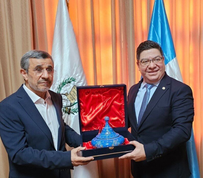 احمدی نژاد در گواتمالا