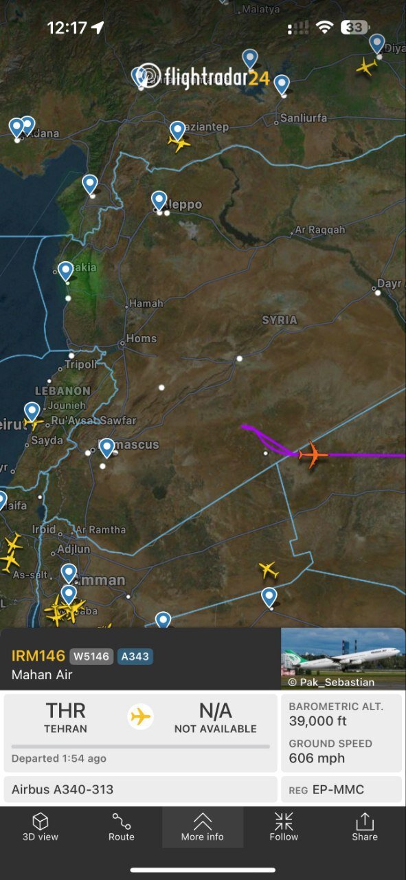 ببینید | فوری / فرودگاه دمشق هدف قرار گرفت | هواپیمای ایرانی نتوانست فرود بیاید | امیرعبداللهیان در هواپیما بود؟