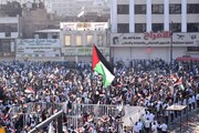 تصاویر؛ میدان التحریر عراق در تسخیر حامیان فلسطین