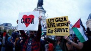 ببینید | تصاویر هوایی از جمعیت خیره کننده در خیابان های لندن در حمایت از مردم فلسطین