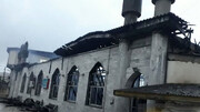 آتش سوزی شبانه مسجد صاحب الزمان(عج) زیباکنار