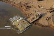 دستور ویژه فرمانده زمینی ارتش برای ساخت فوری یک پل شناور
