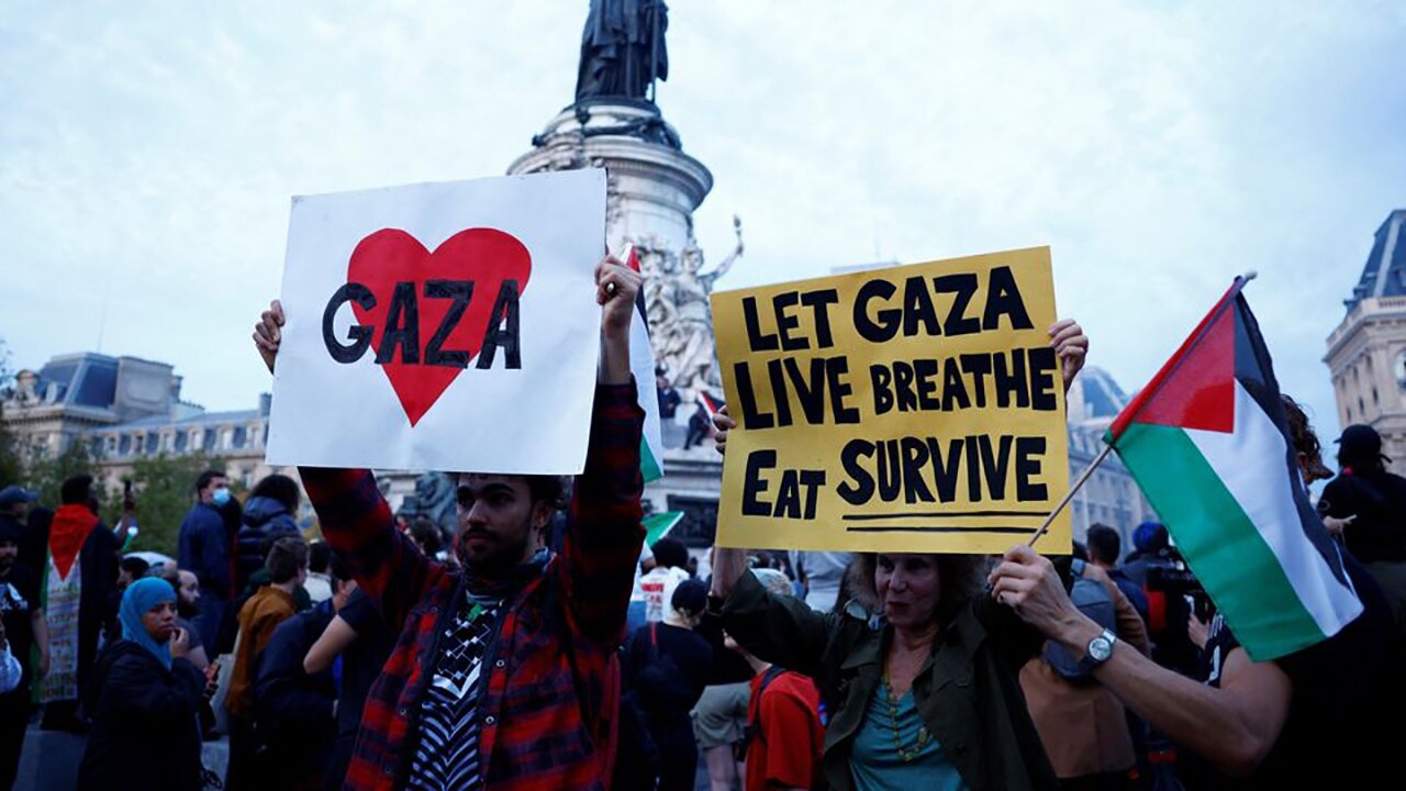 پاریس:‌فلسطین را آزاد کنید