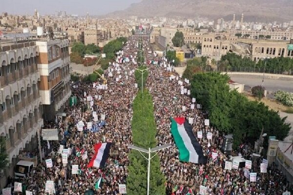 حمایت یمنی ها از مردم فلسطین