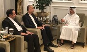 جزئیات رایزنی امیرعبداللهیان و همتای قطری در دوحه | چه کسانی در این دیدار با وزیر همراه بودند؟