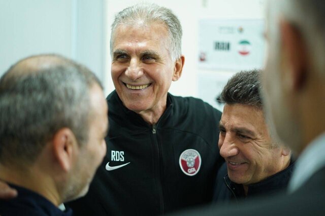 تصاویر حرکت غیرمنتظره کارلوس کیروش با تیم ملی ایران