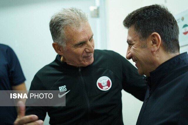 تصاویر حرکت غیرمنتظره کارلوس کیروش با تیم ملی ایران