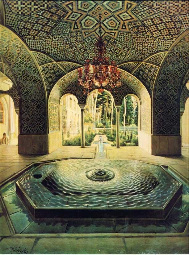 سفر به تاریخ تهران با نقاشی‌های کمال‌الملک | تکمیل تابلوی نقاشی تالار آینه چند سال طول کشید؟