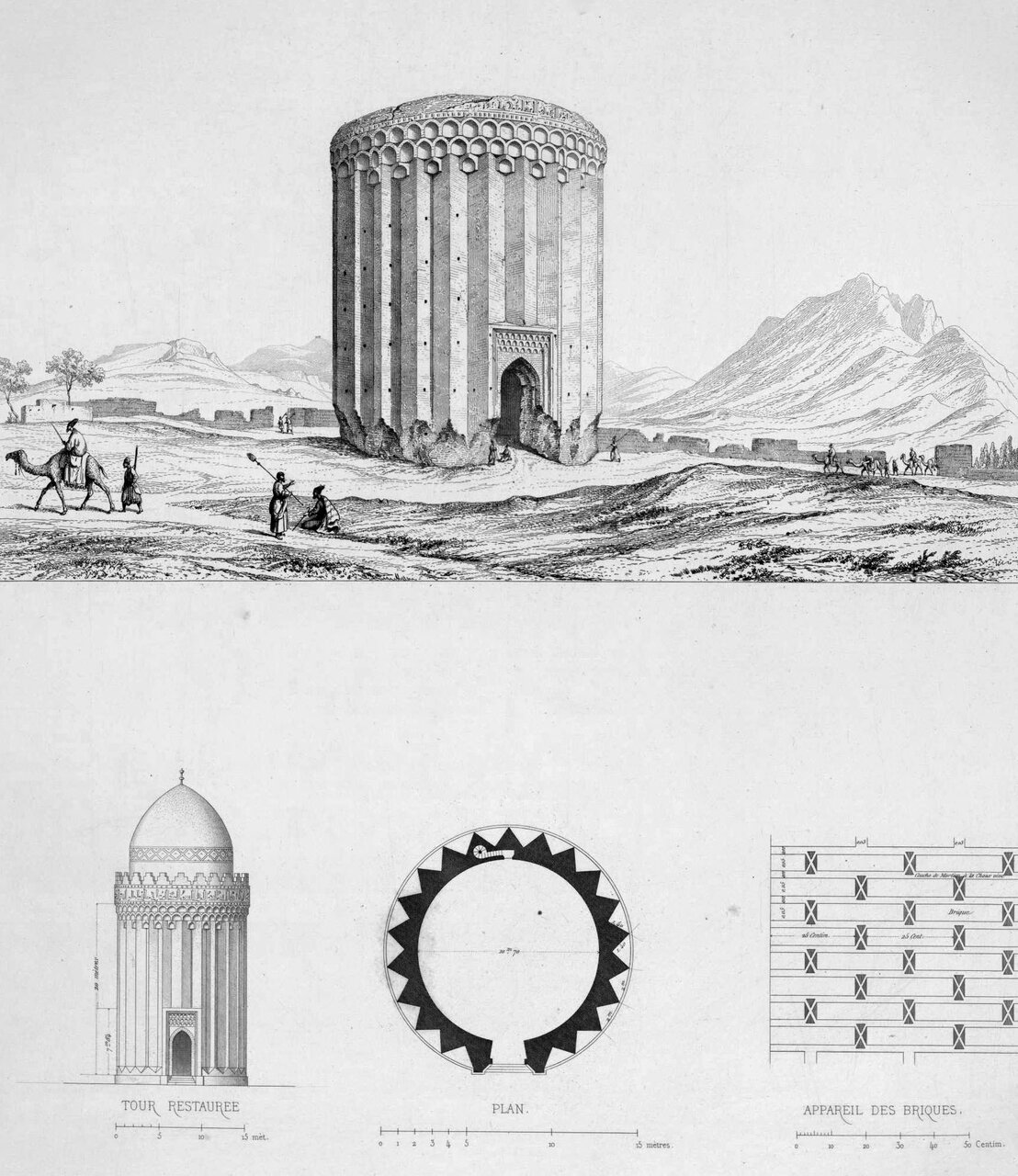 نقاشیهای یک هنرمند فرانسوی از تهران ۱۸۰ سال قبل را ببینید