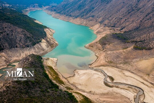 بحران کمبود آب در بزرگترین سد مازندران