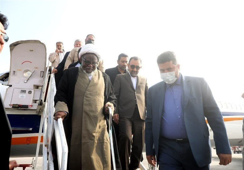 تصاویر؛ شیخ زکزاکی وارد مشهد شد | استقبال پرشور مردم مشهد از رهبر شیعیان نیجریه