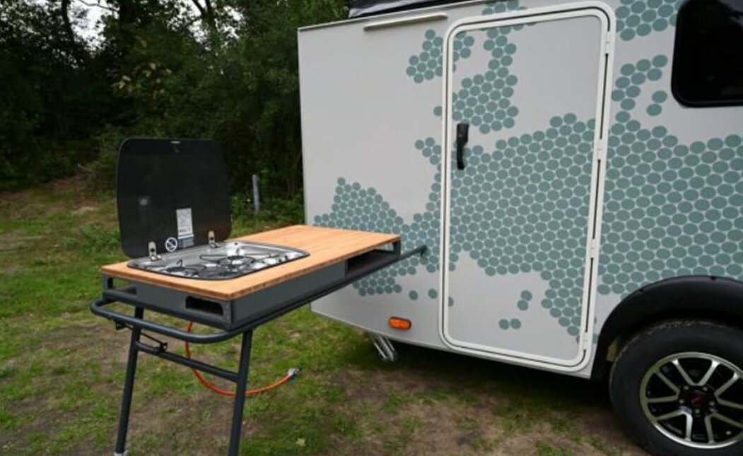 تصاویر | رونمایی از یک کمپر جمع و جور اما جادار