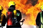 تصاویر واژگونی پراید و آتش هولناک در اتوبان قم - تهران | پراید خاکستر شد؛ ۳ نفر میان شعله‌ها سوختند