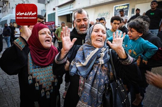 وداع با شهدای بیمارستان المعمدانی غزه