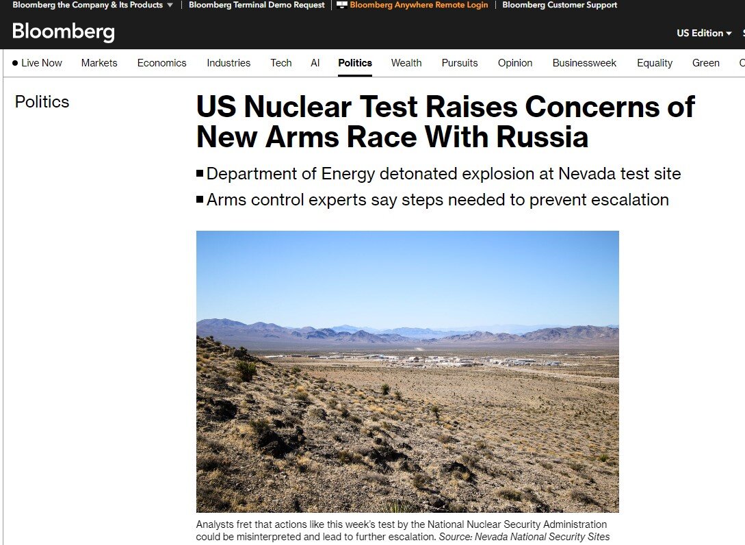 آمریکا دست به آزمایش اتمی زد | جزئیات این آزمایش | فاکس نیوز: انجام این آزمایش از سوی آمریکا در این برهه زمانی قابل توجه بود