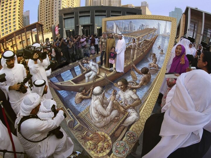 هنر شگفتانگیز جادوگر پیادهروها + عکس